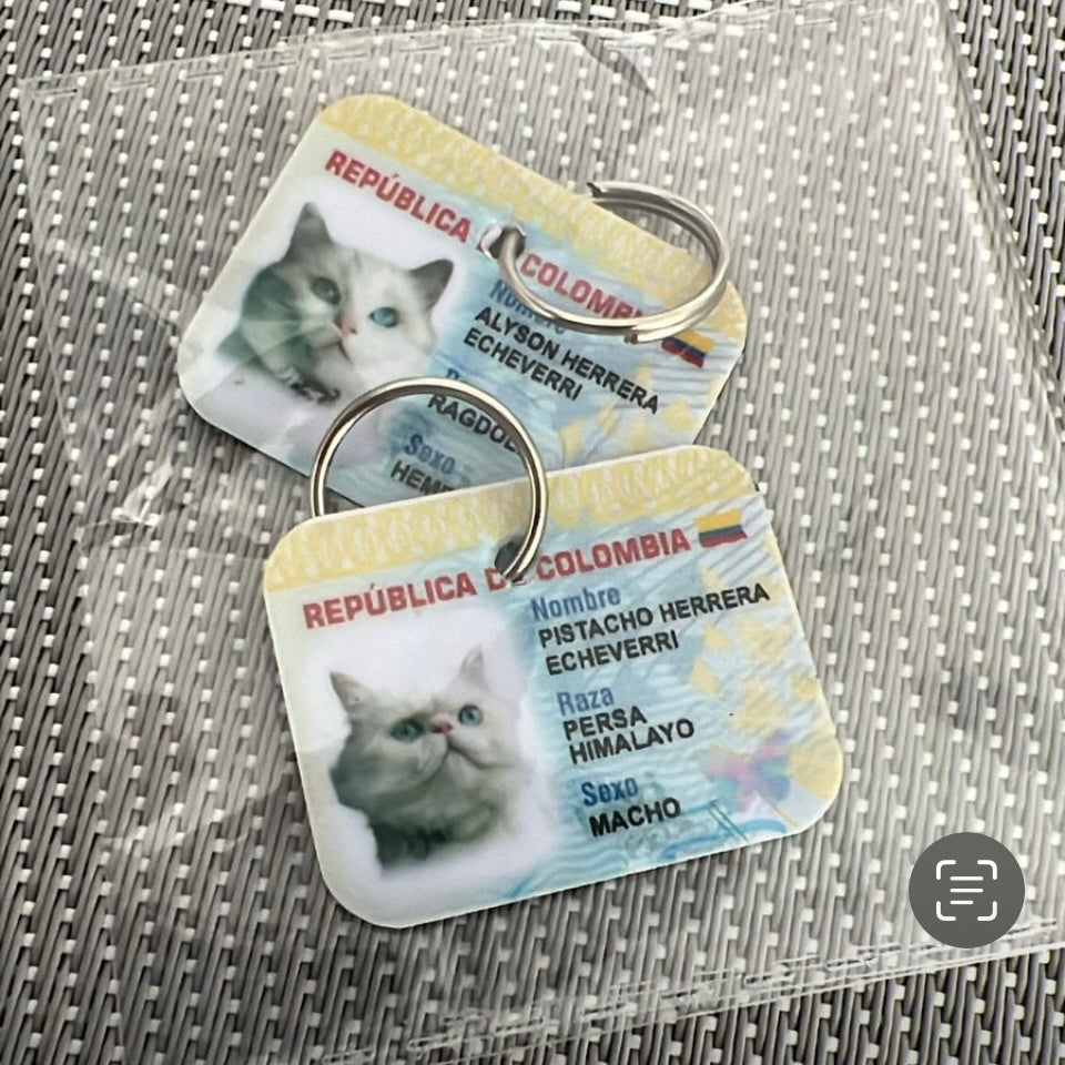 NUEVA Plaquita mini-cédula