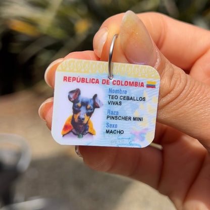 NUEVA Plaquita mini-cédula