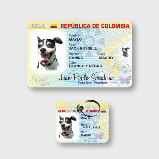 NUEVAS Cédulas Para Mascotas
