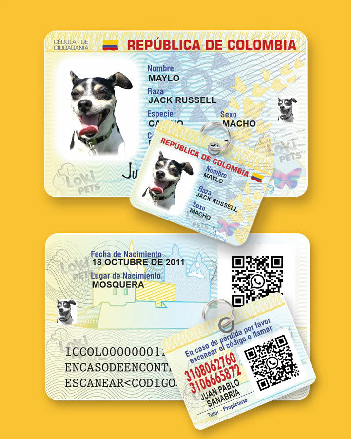 NUEVAS Cédulas Para Mascotas